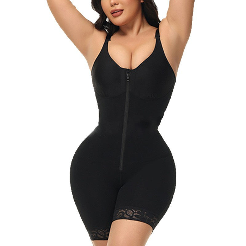 Women's Tummy Control Body Shaper with Zipper