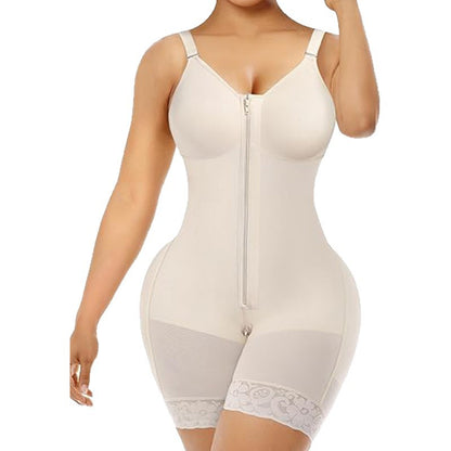 Women's Tummy Control Body Shaper with Zipper
